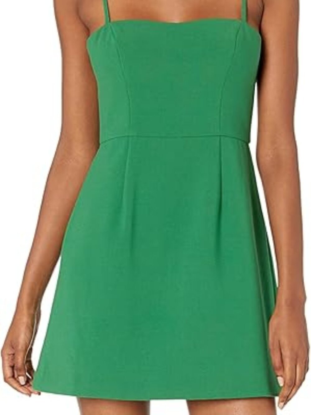 French Connection Whisper Sweetheart Strappy Mini Dress Green Size 0
